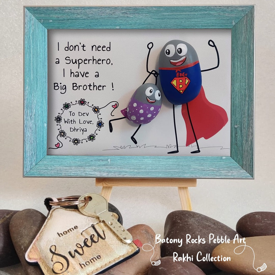Sibling Pebble Art