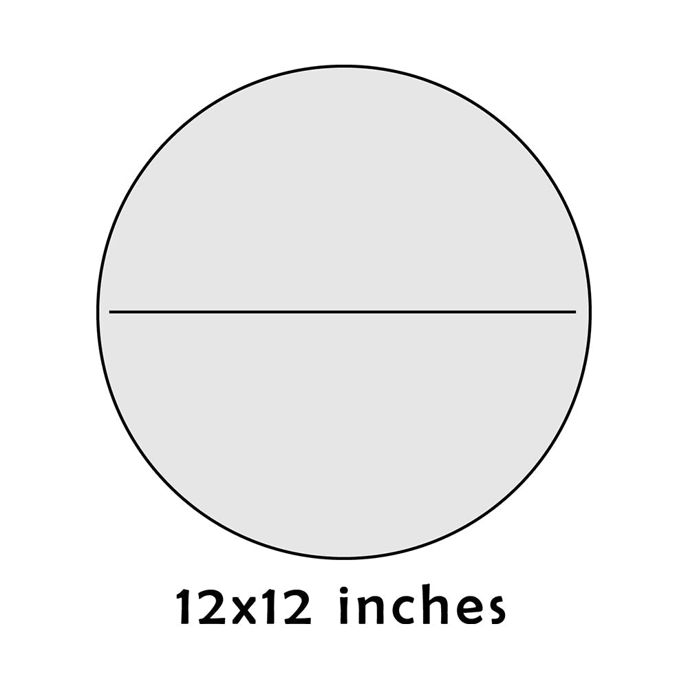 Frame size guide in line illustration form for better customer idea