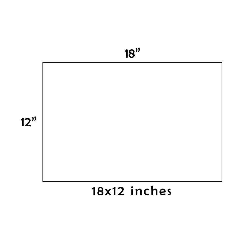 Frame illustration in line drawing to make customers vizualize the frame size