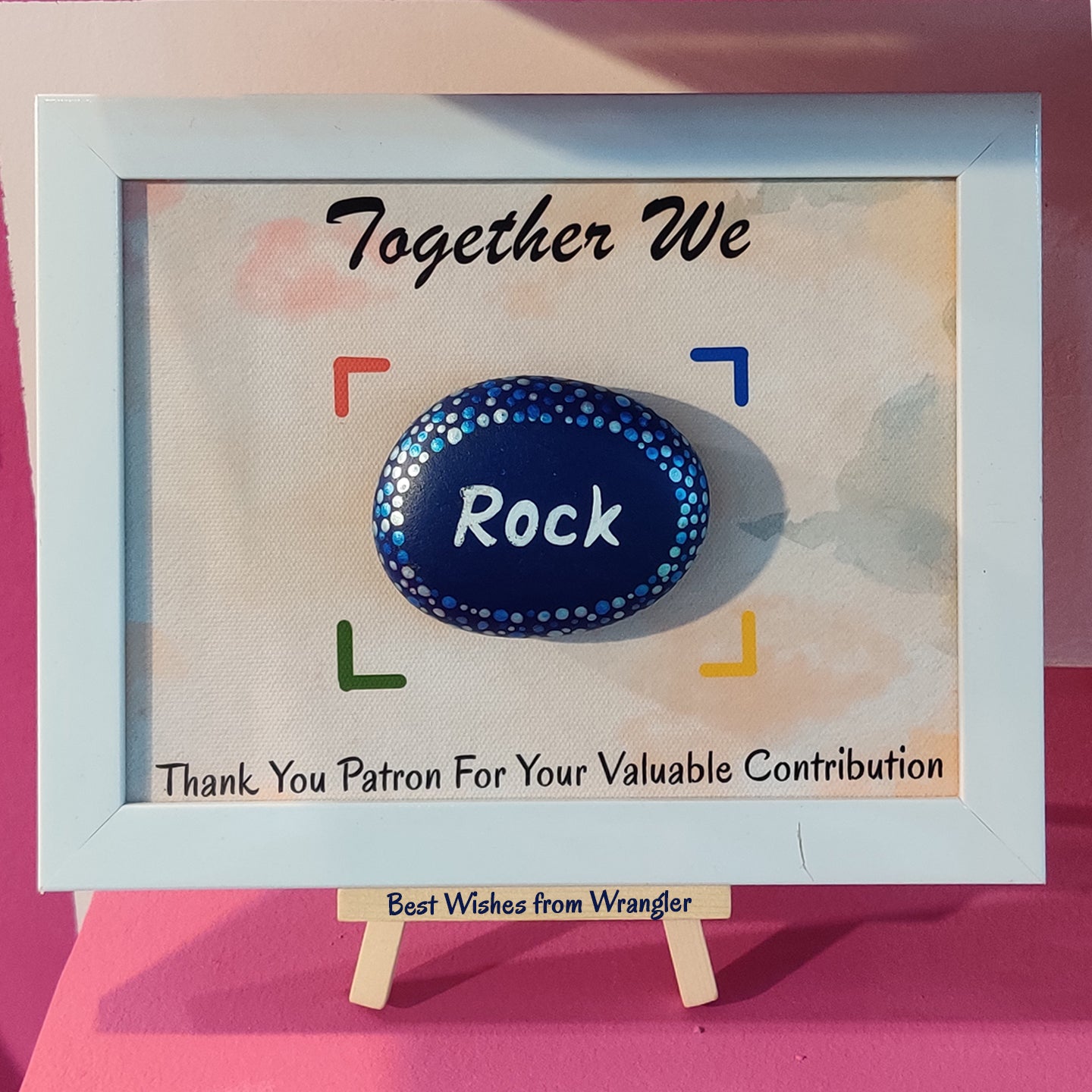 Together We Rock – Personalized Employee Appreciation Frame