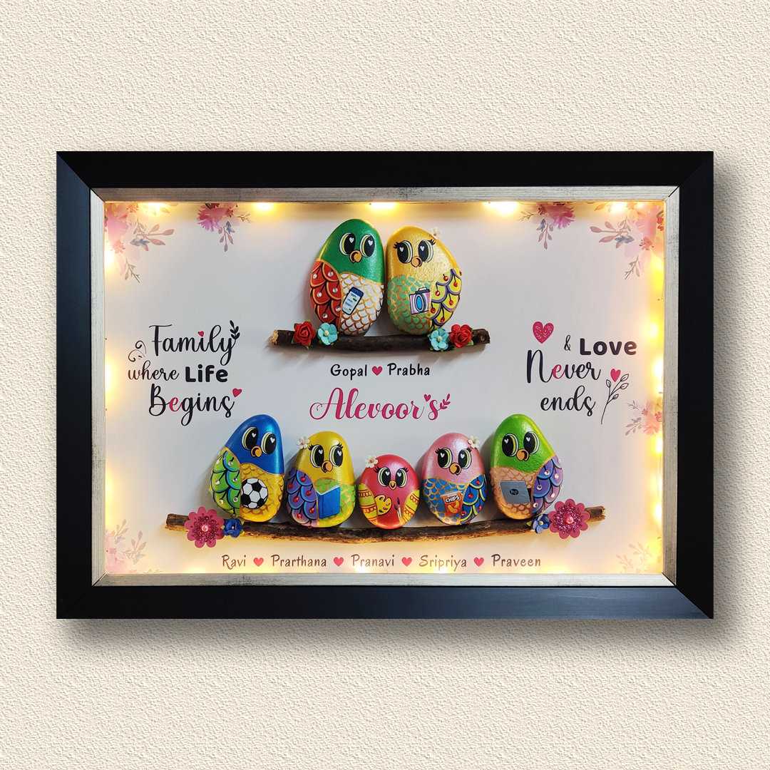 Batoony Rocks’ signature hand-painted stone – a timeless piece for décor lovers