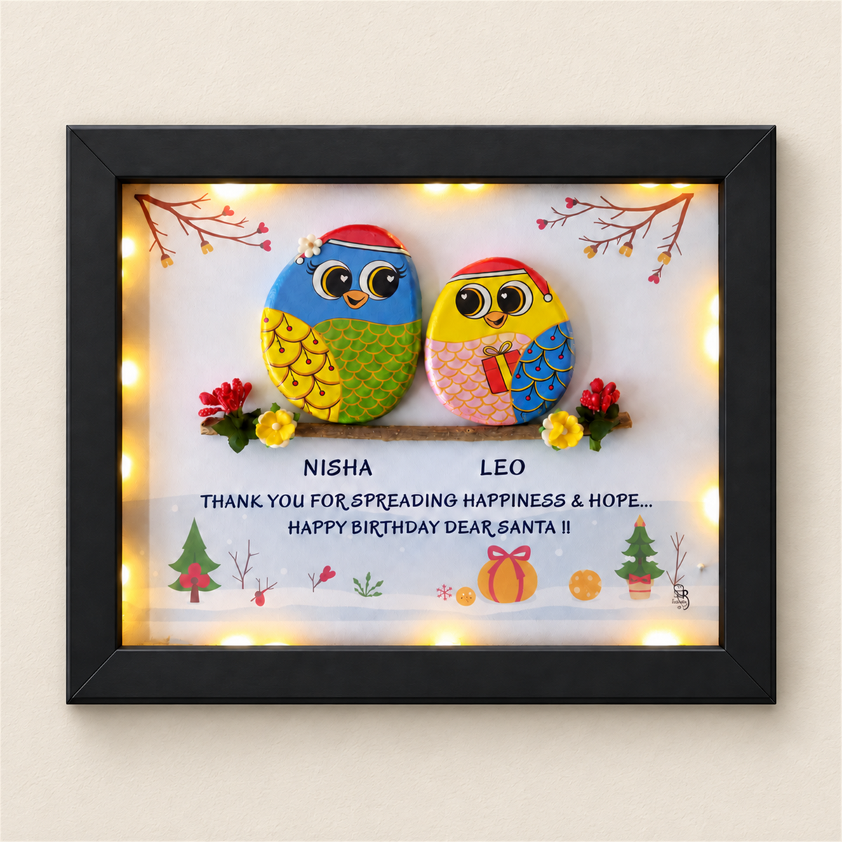 Our Little World - black frame