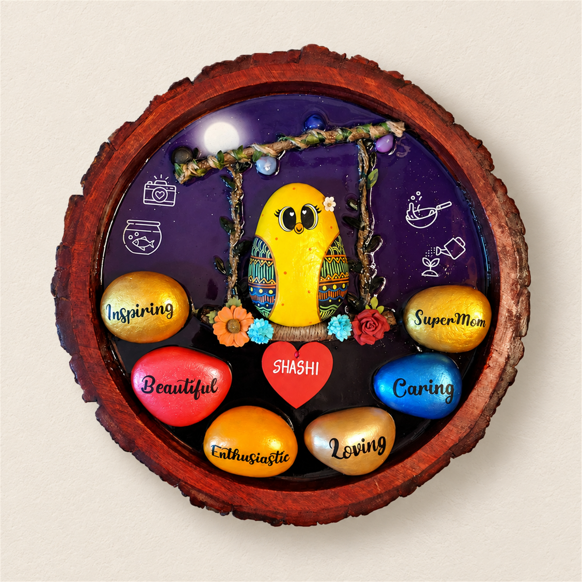 Special Aura Pebble Art