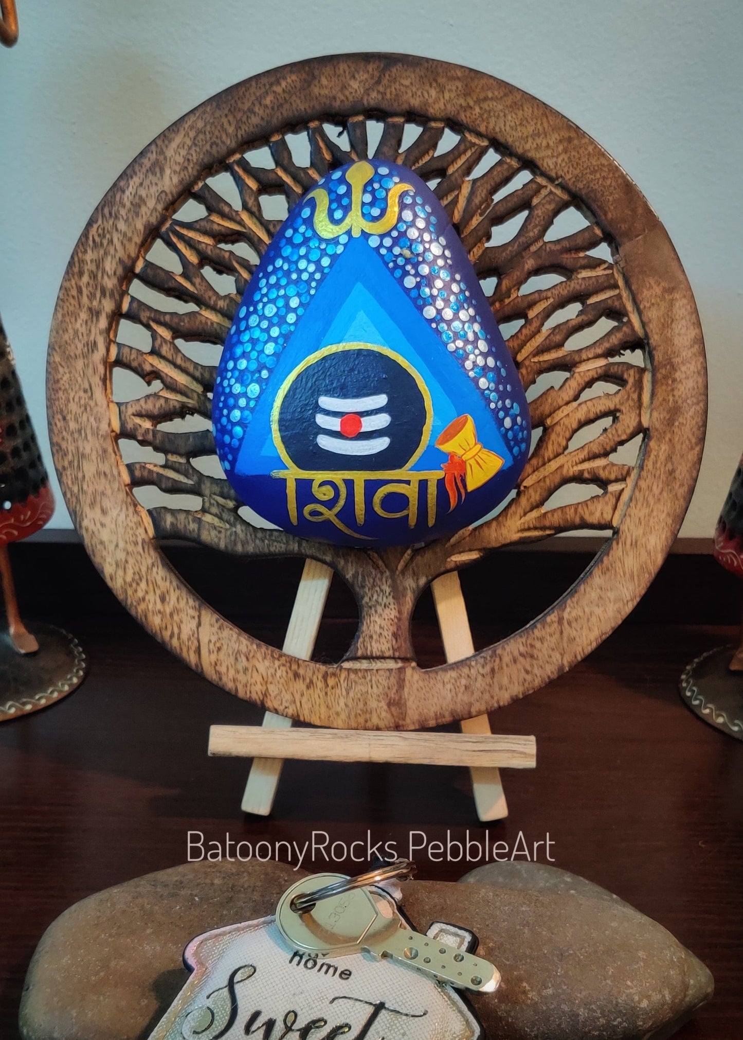 लकड़ी पर शिव