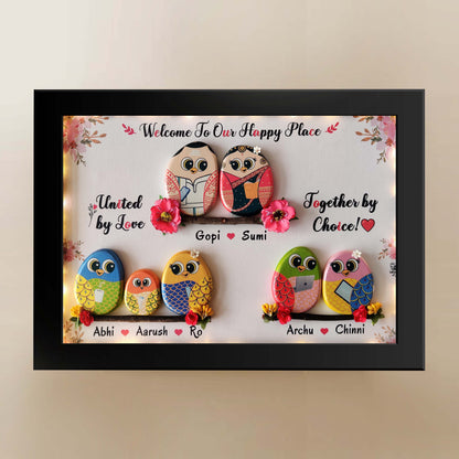 Family Hobbies Pebble Nameplate (21x15 Inches)
