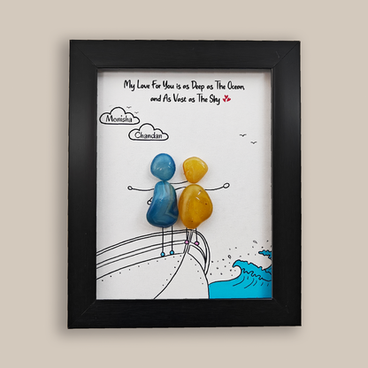 Love Aboard – Personalized Couple Decor Gift (10x8 Inches)