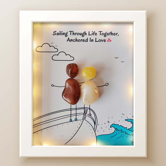 Love Aboard – Personalized Couple Decor Gift (10x8 Inches)