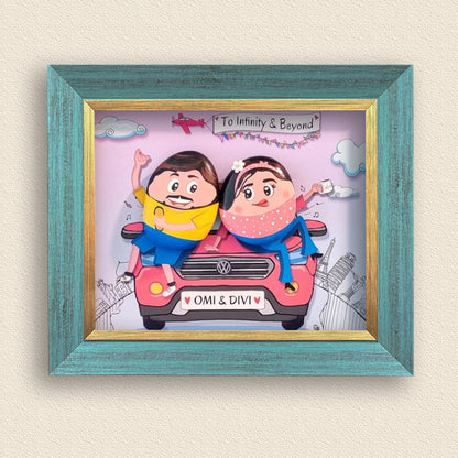 Roadtrip Sweethearts! (12x10 Inches)