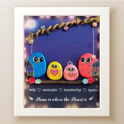 Starry Paws Pebble Art (14x12 Inches)