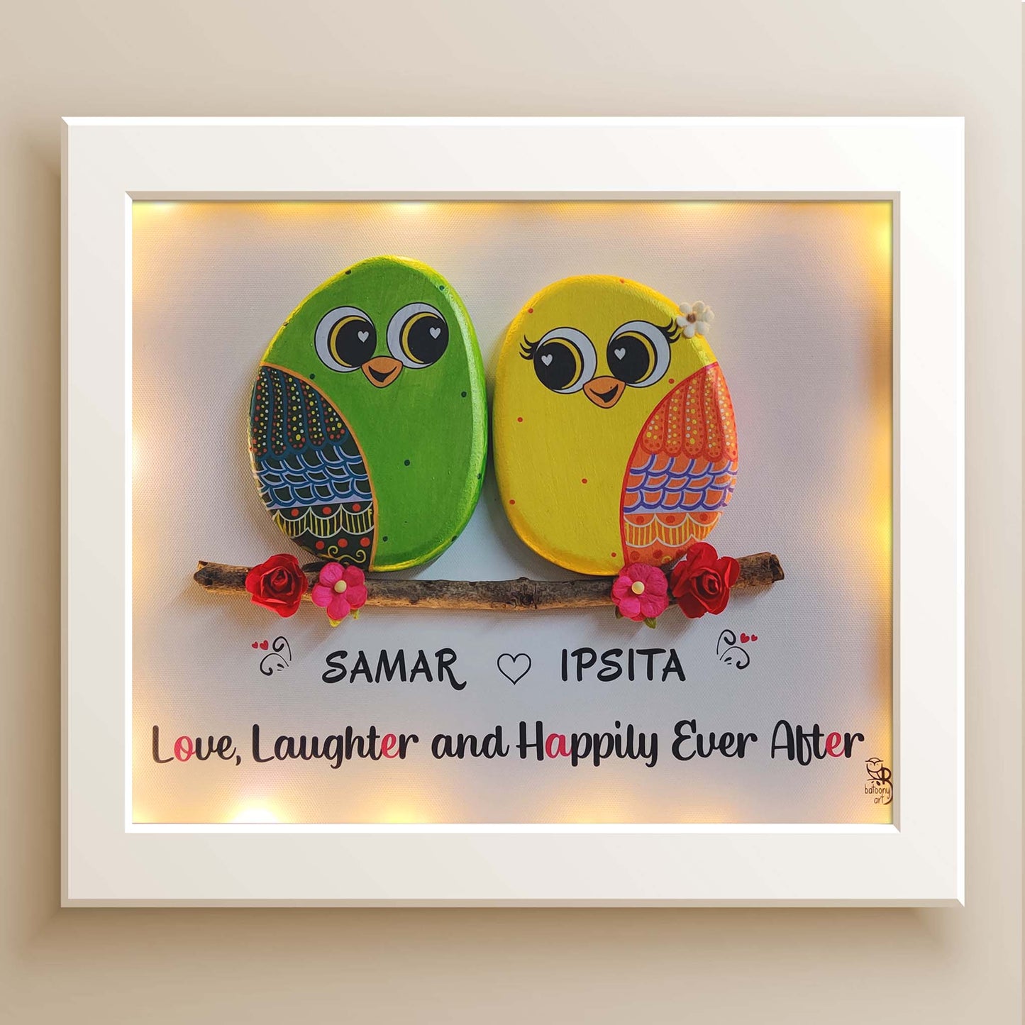 Love laughter and Happily Ever After (13x11 Inches)