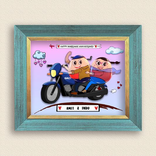 Bike Roadtrip (12x10 Inches)