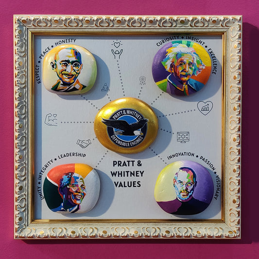 Inspiration Pebble Platter – Unique & Personalized Corporate Memento