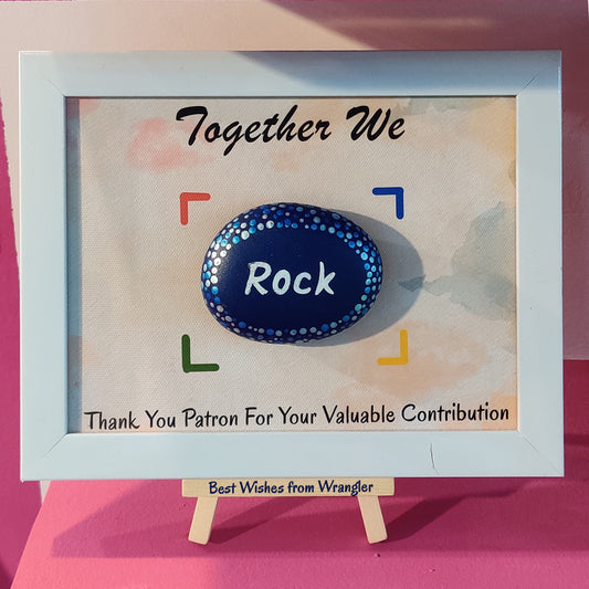 Together We Rock – Personalized Employee Appreciation Frame