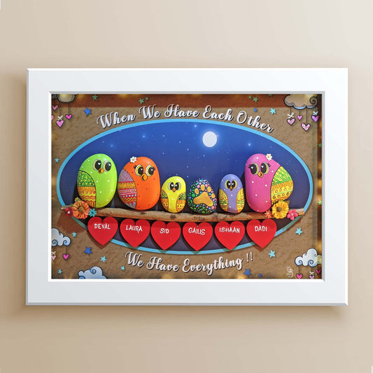 Cozy Pet-Inspired Home Pebble Art