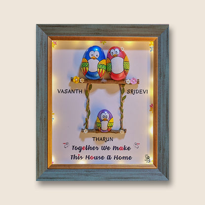 Cuddle Corner Castle Pebble Art (14x12 Inches)