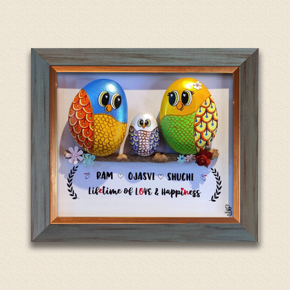 Lifetime of Love Pebble Art (12x10 Inches)