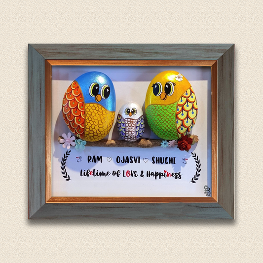Lifetime of Love Pebble Art (12x10 Inches)
