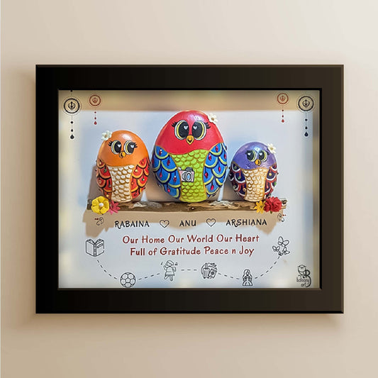 Mom and Us - Personalized Decorative Nameplate (13x11 Inches)