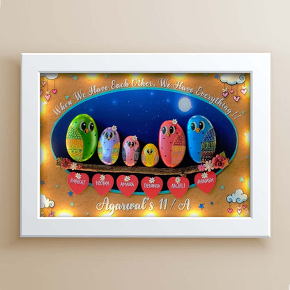 Nightcloud Family of 6 (13x11 Inches)