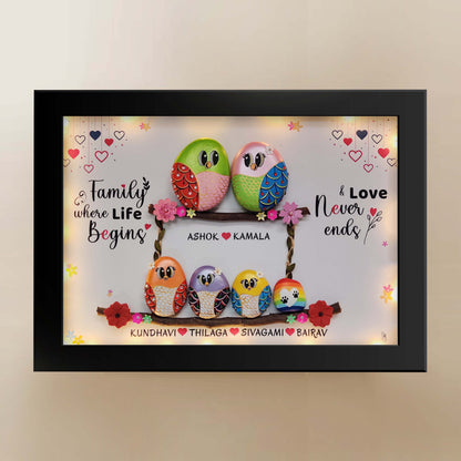 Pet-Friendly Family of 6 (18x12 Inches)