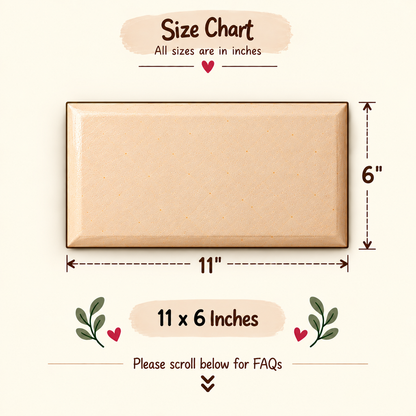 Love Birds size guide