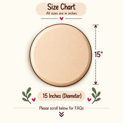 Regional Family of 5 - Wall Decor size guide