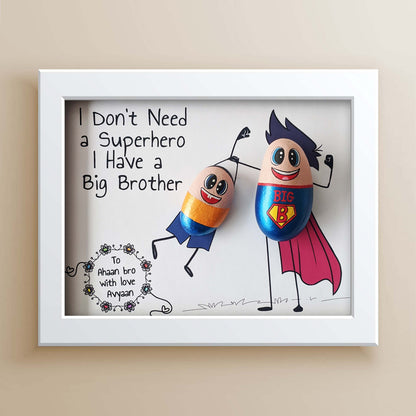 Superhero Big Bro (10x8 Inches)