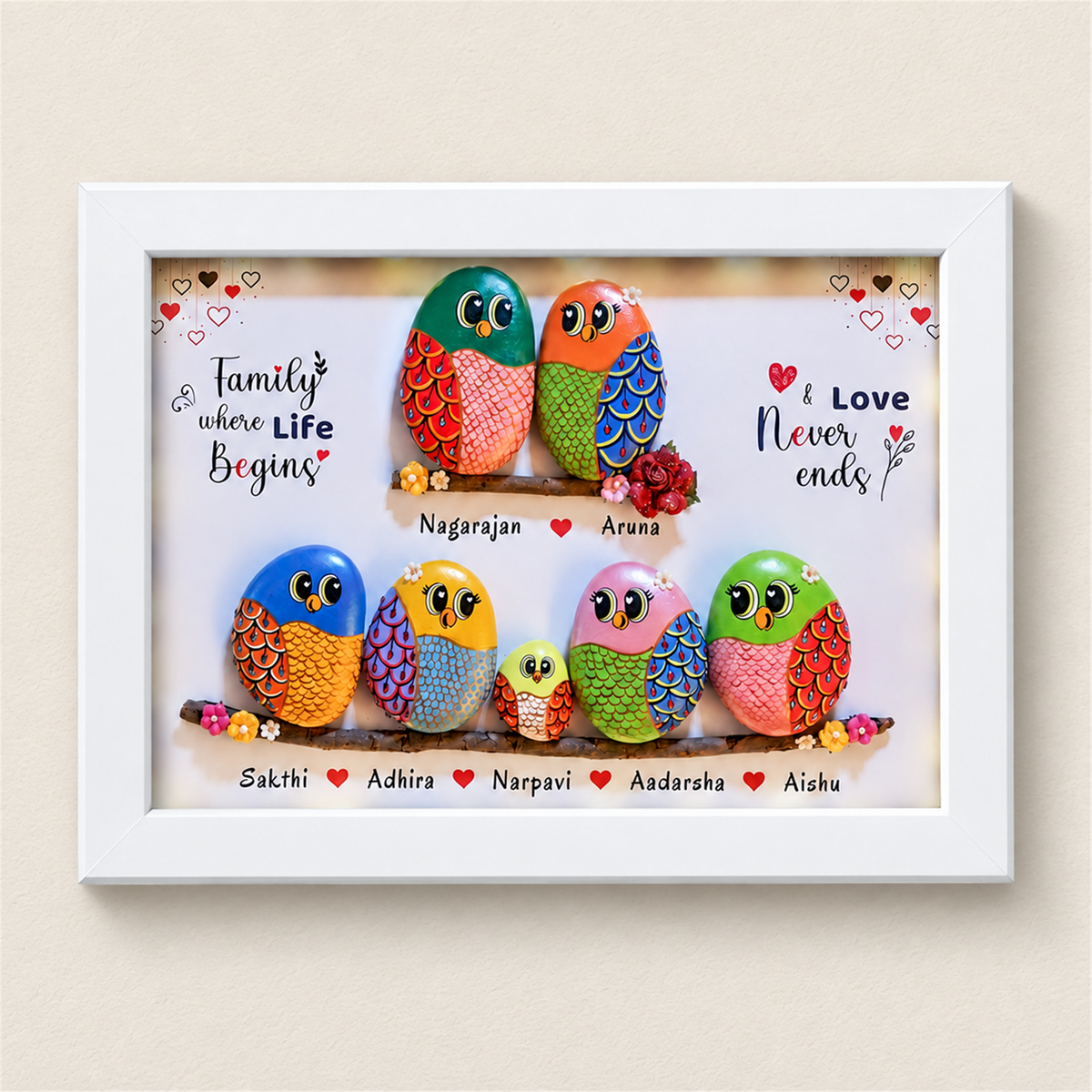A Joyful Journey - white frame
