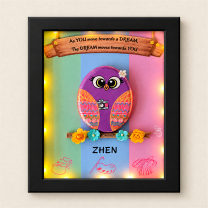 Aquarius Charm - black frame