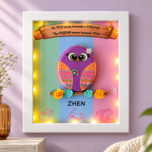 Aquarius Charm - white frame