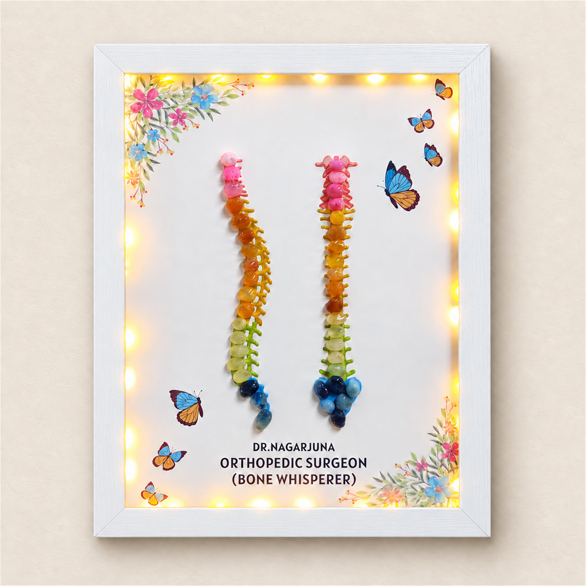 Awesome Spine Doctor - white frame