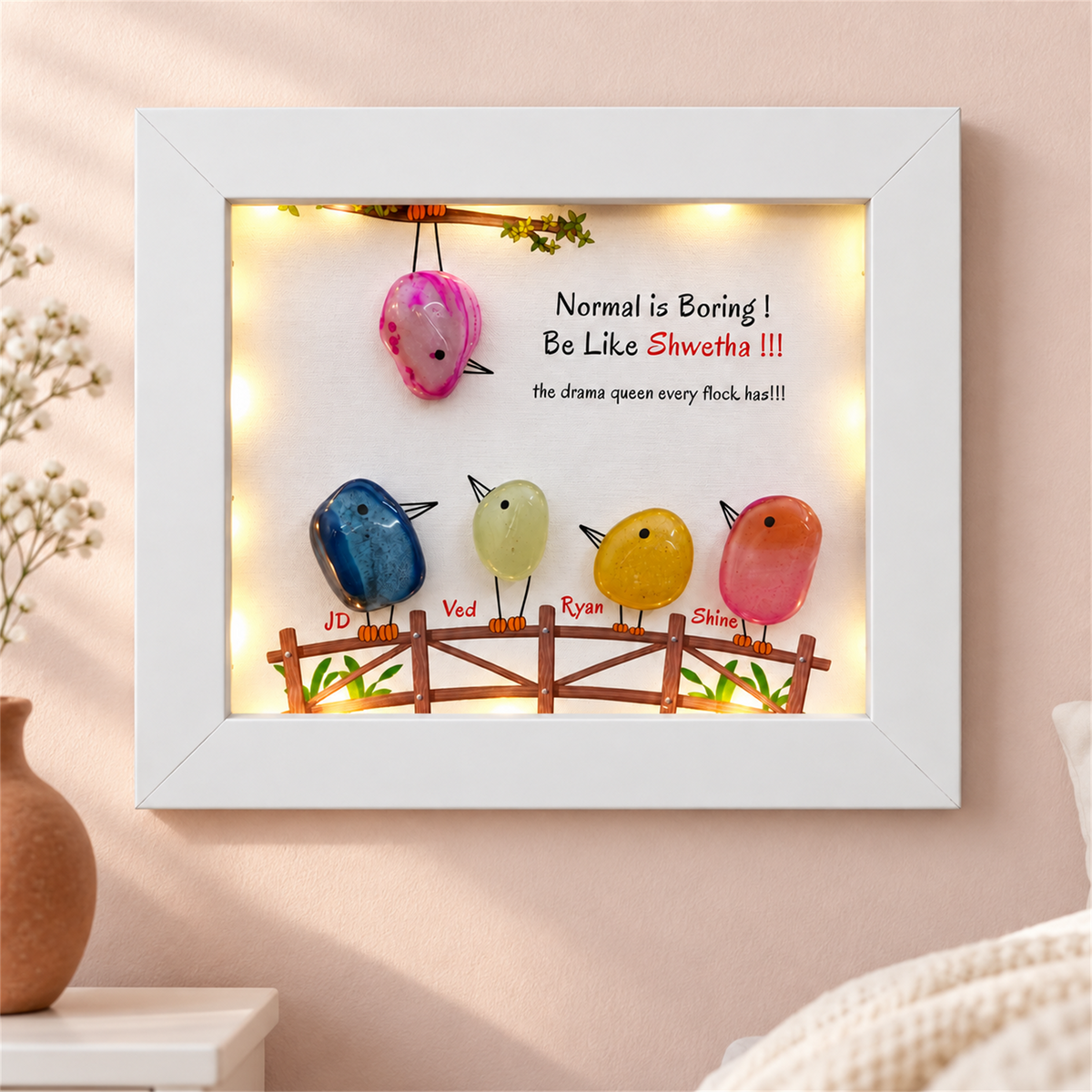 Be the Drama - white frame