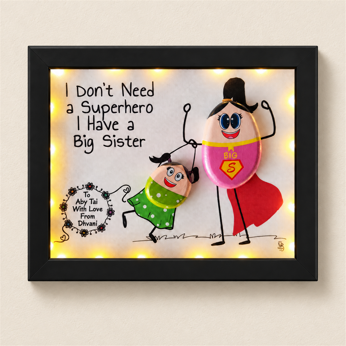 Big Sister Love - black frame
