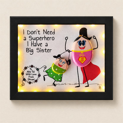 Big Sister Love - black frame