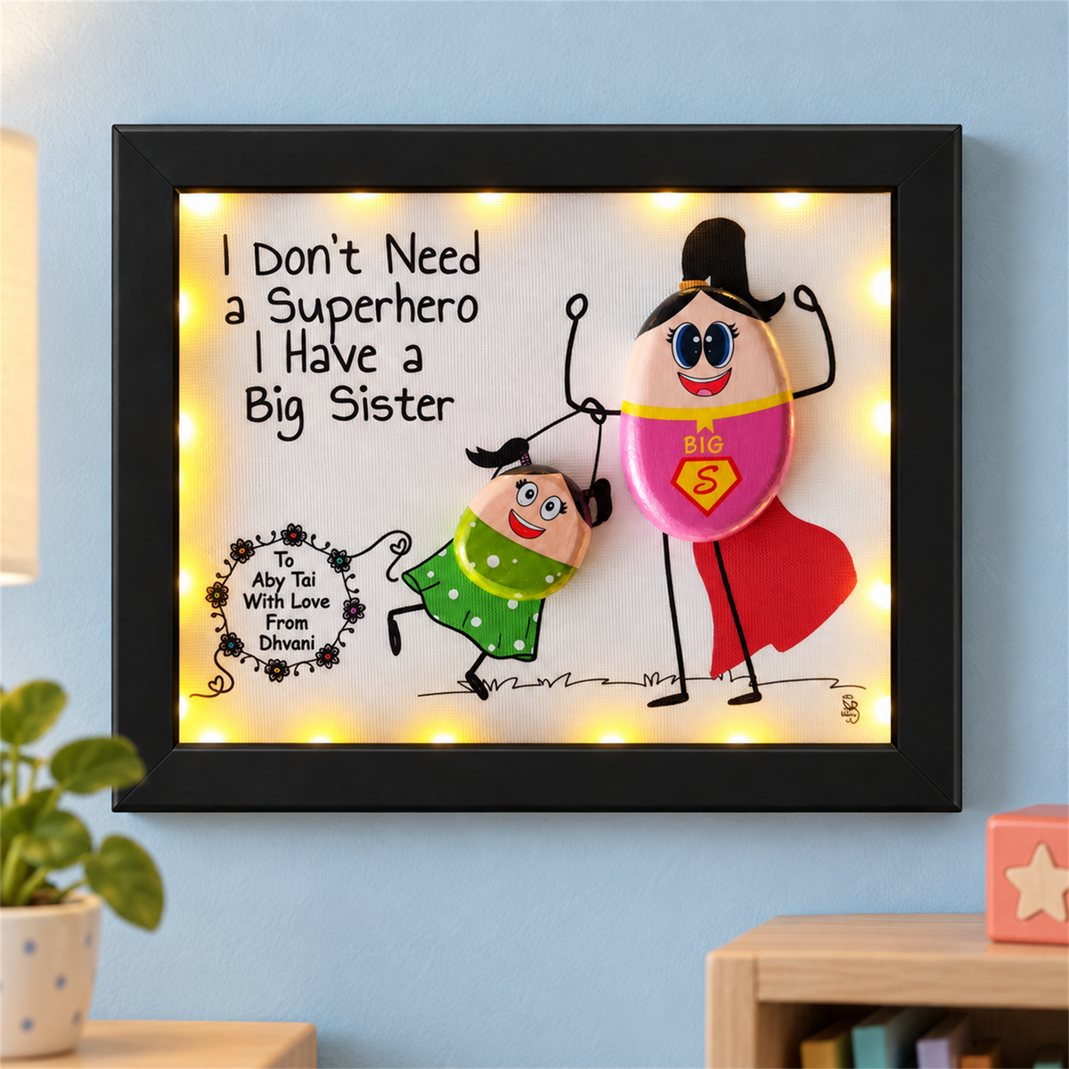 Big Sister Love - black frame