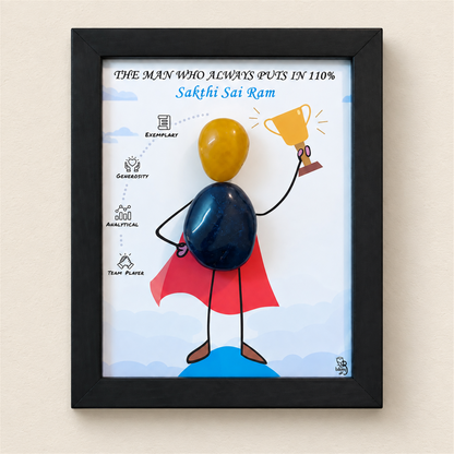 Corporate Hero - Employee - black frame