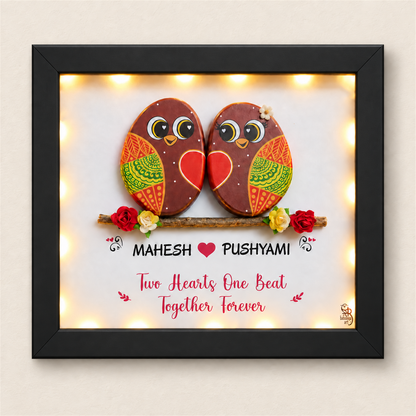 Couple's Nest - black frame