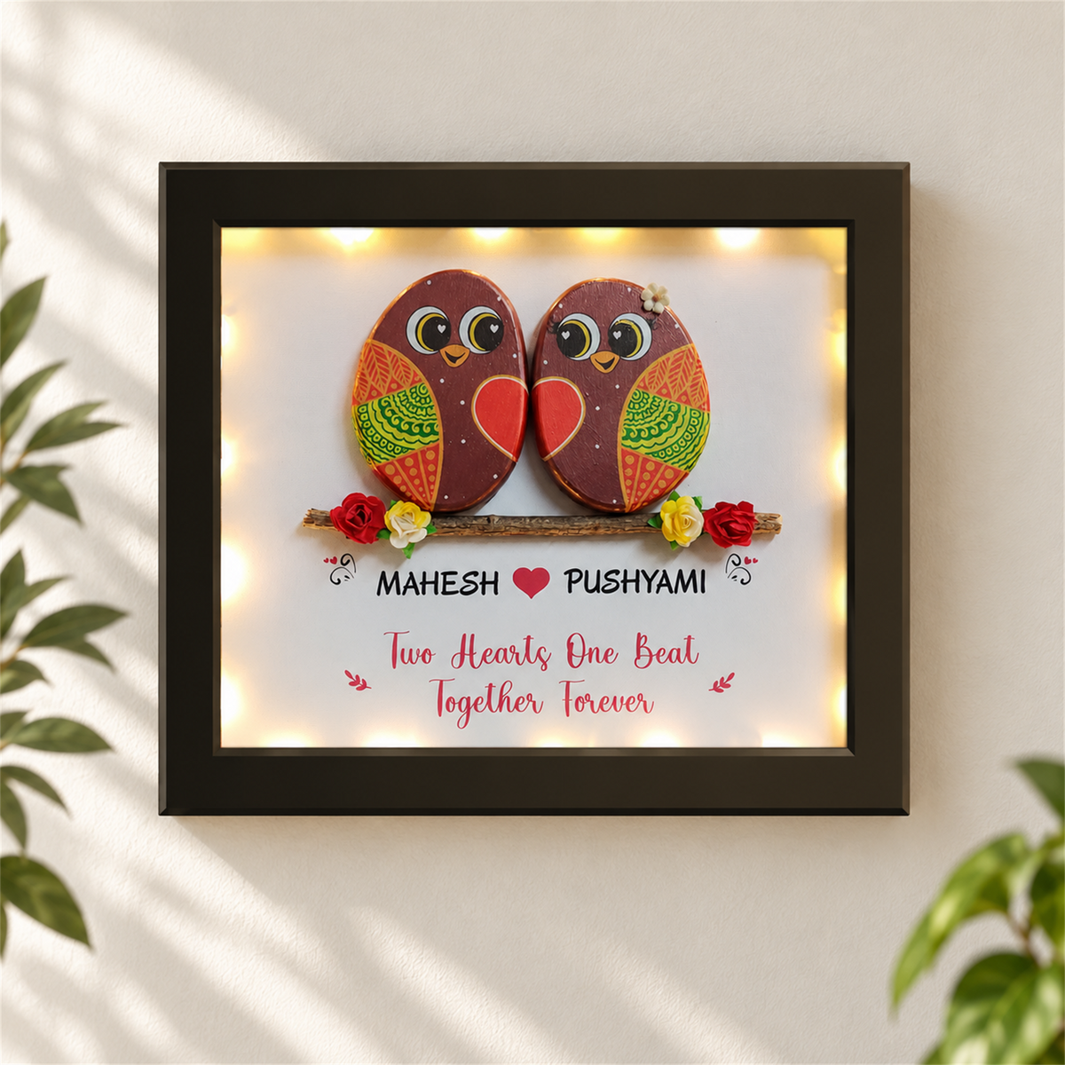 Couple's Nest - black frame