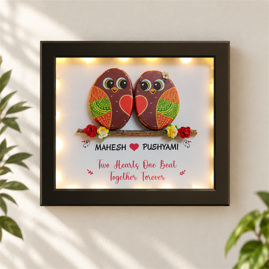 Couple's Nest - black frame