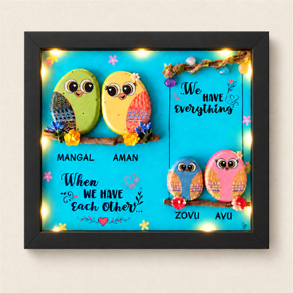 Family 4Ever Customized - black frame