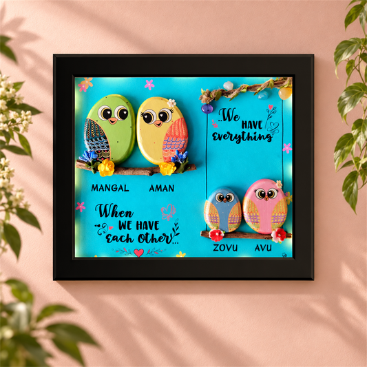 Family 4Ever Customized - black frame