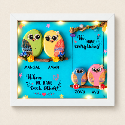 Family 4Ever Customized - white frame