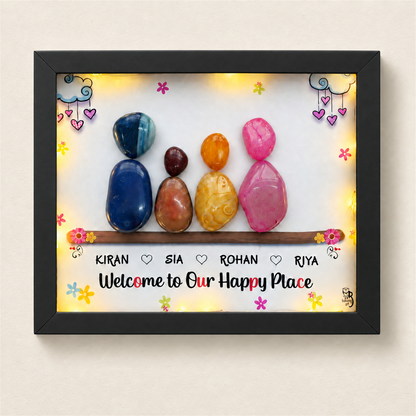 Family Joy - black frame