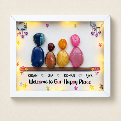 Family Joy - white frame