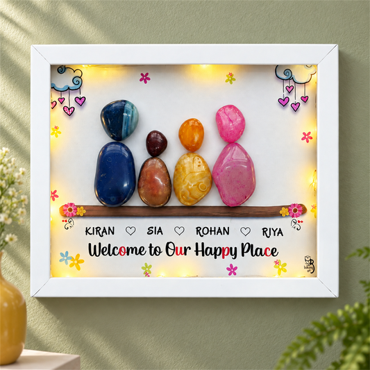 Family Joy - white frame