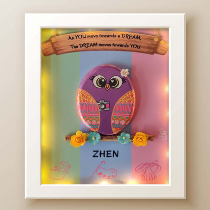 Gem in me Pebble Art (10x8 Inches)
