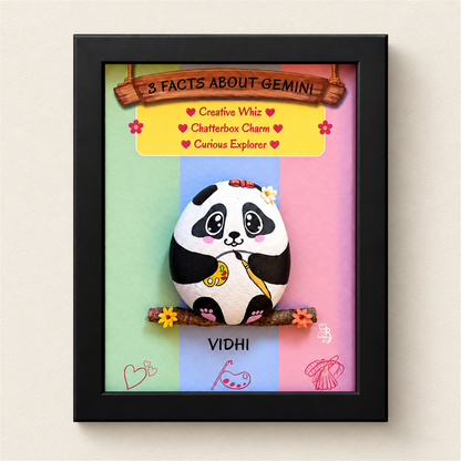 Gemini Panda - black frame