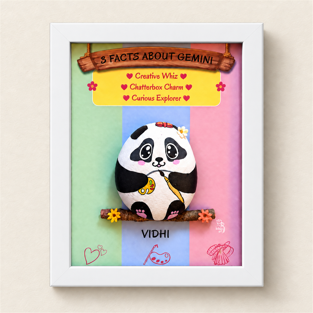 Gemini Panda - white frame