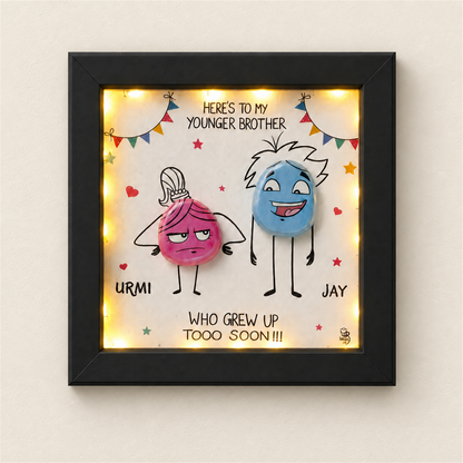 Grew Up Tooo Soon - black frame