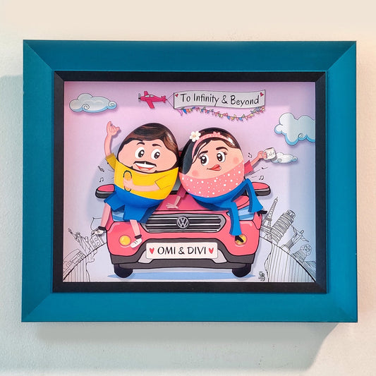 Roadtrip Sweethearts! (12x10 Inches)